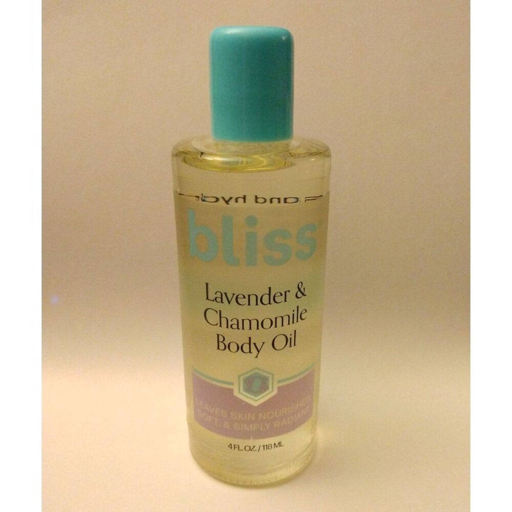 Bliss Lavender & Chamomile Body Oil 4oz Dry Skin